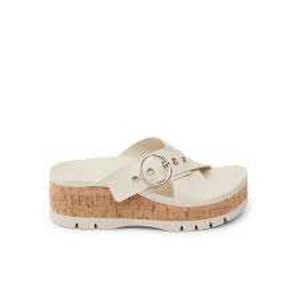 Reef Vista Higher Gia Sandals Vintage Cork Cream Size 10 New With Tags